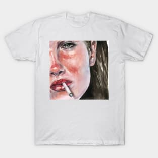 Smoking Girl T-Shirt